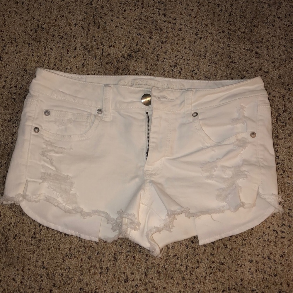 American Eagle White Shorts